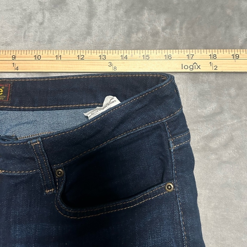 Lee Straight Leg Jeans Women’s 12 Dark Wash Denim - Picture 6 of 9